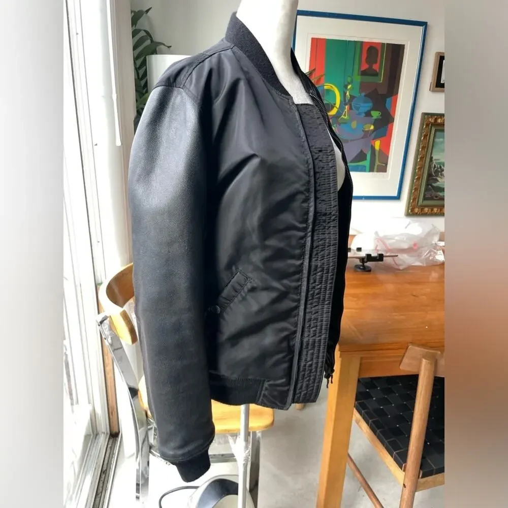 KATHARINE HAMNETT Black Bomber Jacket - Picture 5 of 15
